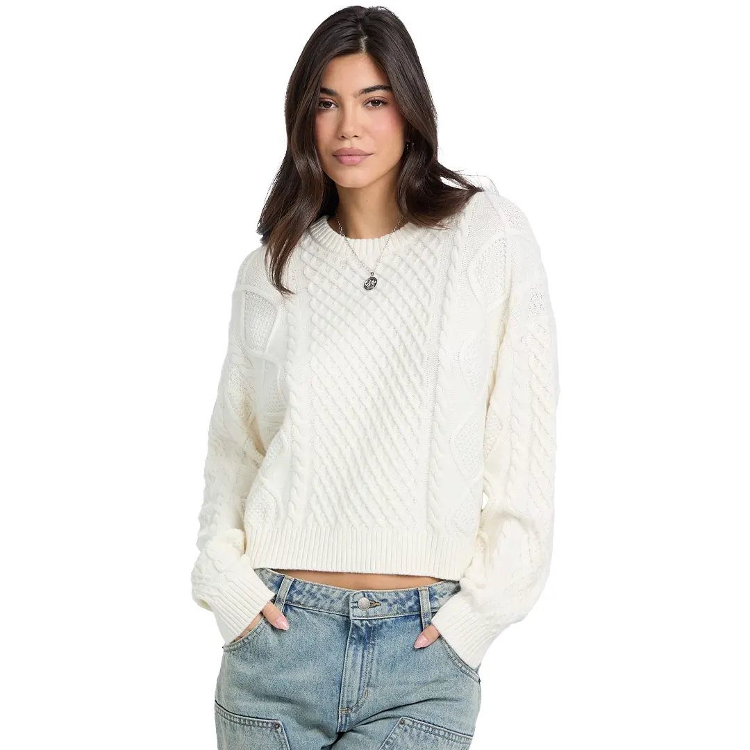 Maglione Trecce Donna