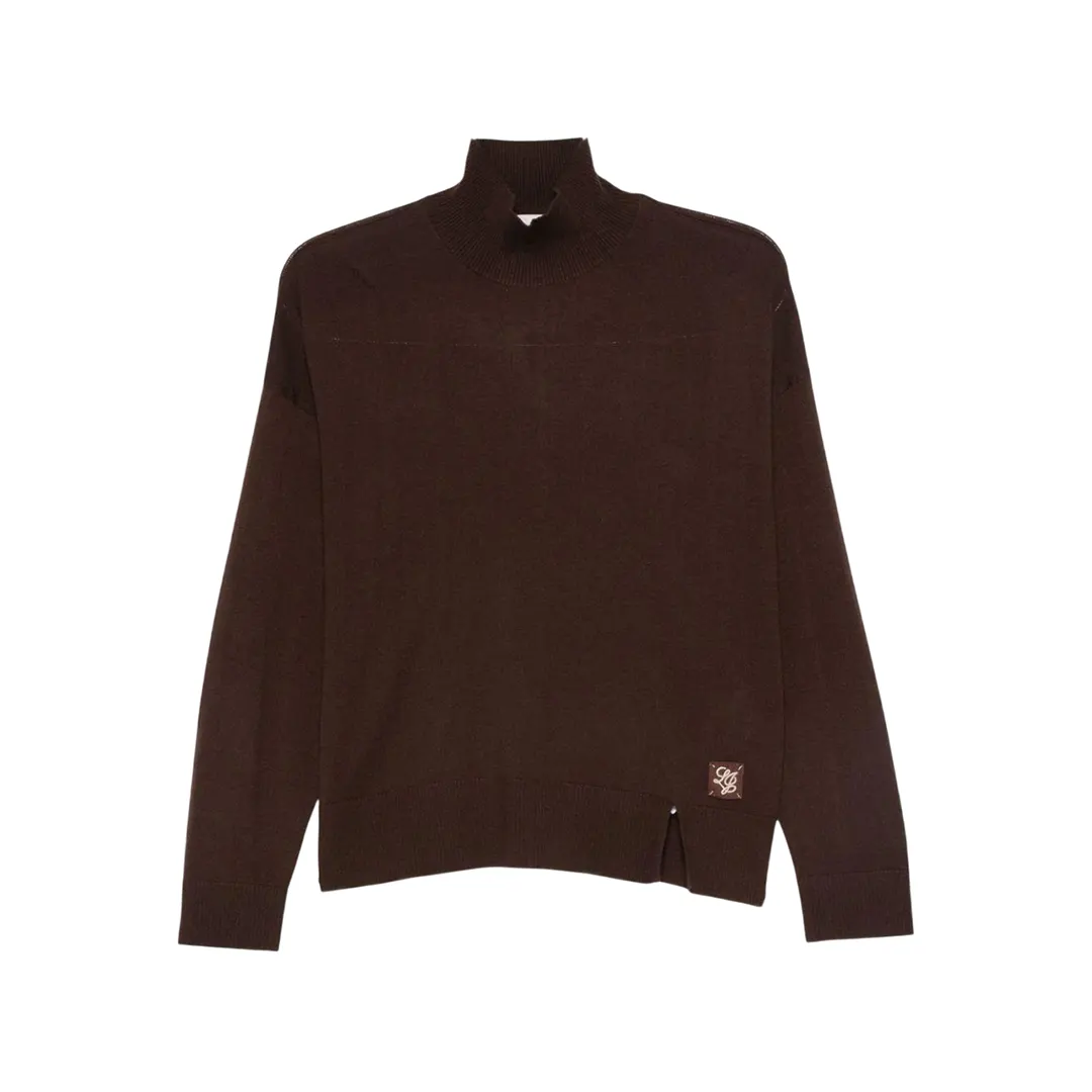 Maglia Misto Lana Lupetto Donna