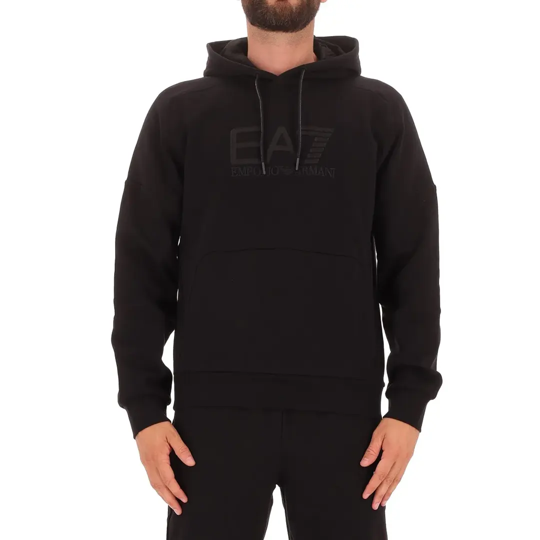 Felpa Cappuccio Scuba - Nero - S