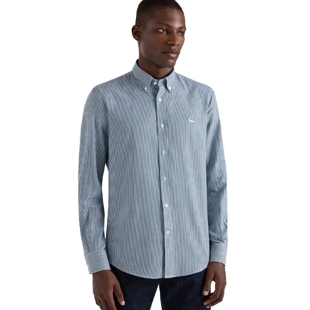 Camicia - Bianco Petrolio Grigio - XL