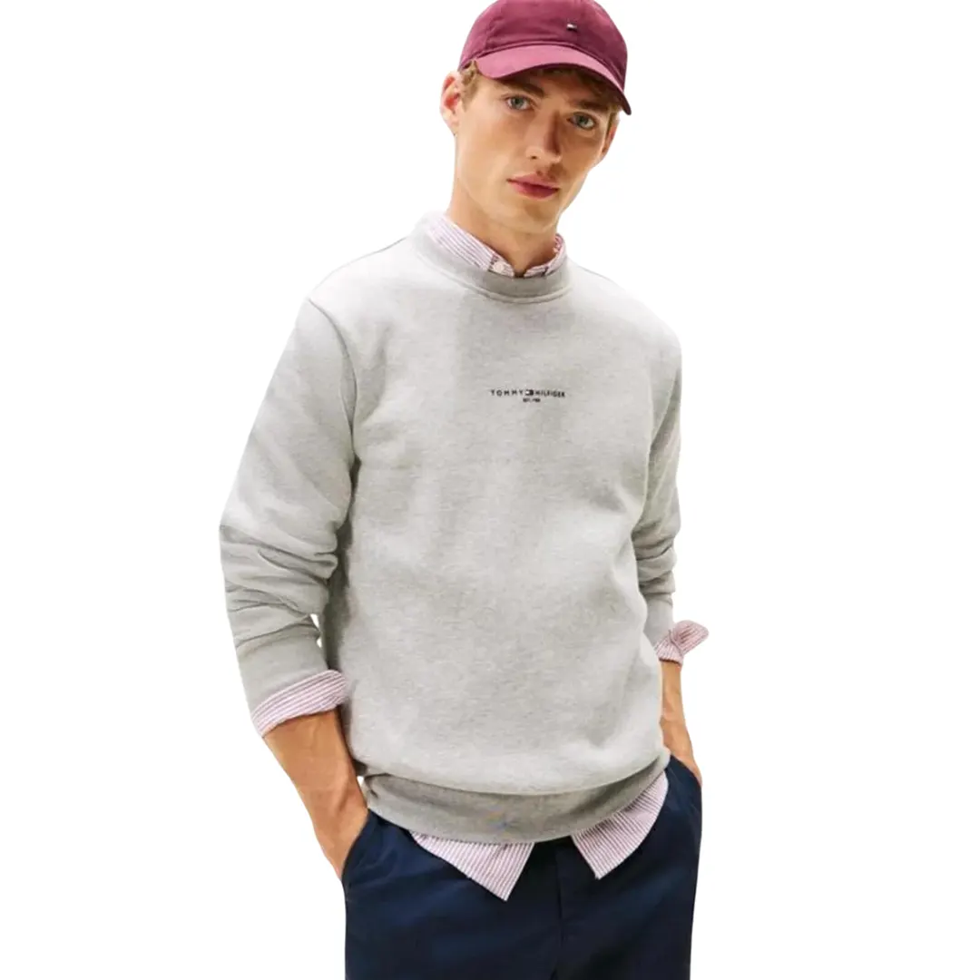 Felpa Girocollo - Grigio Chiaro - S