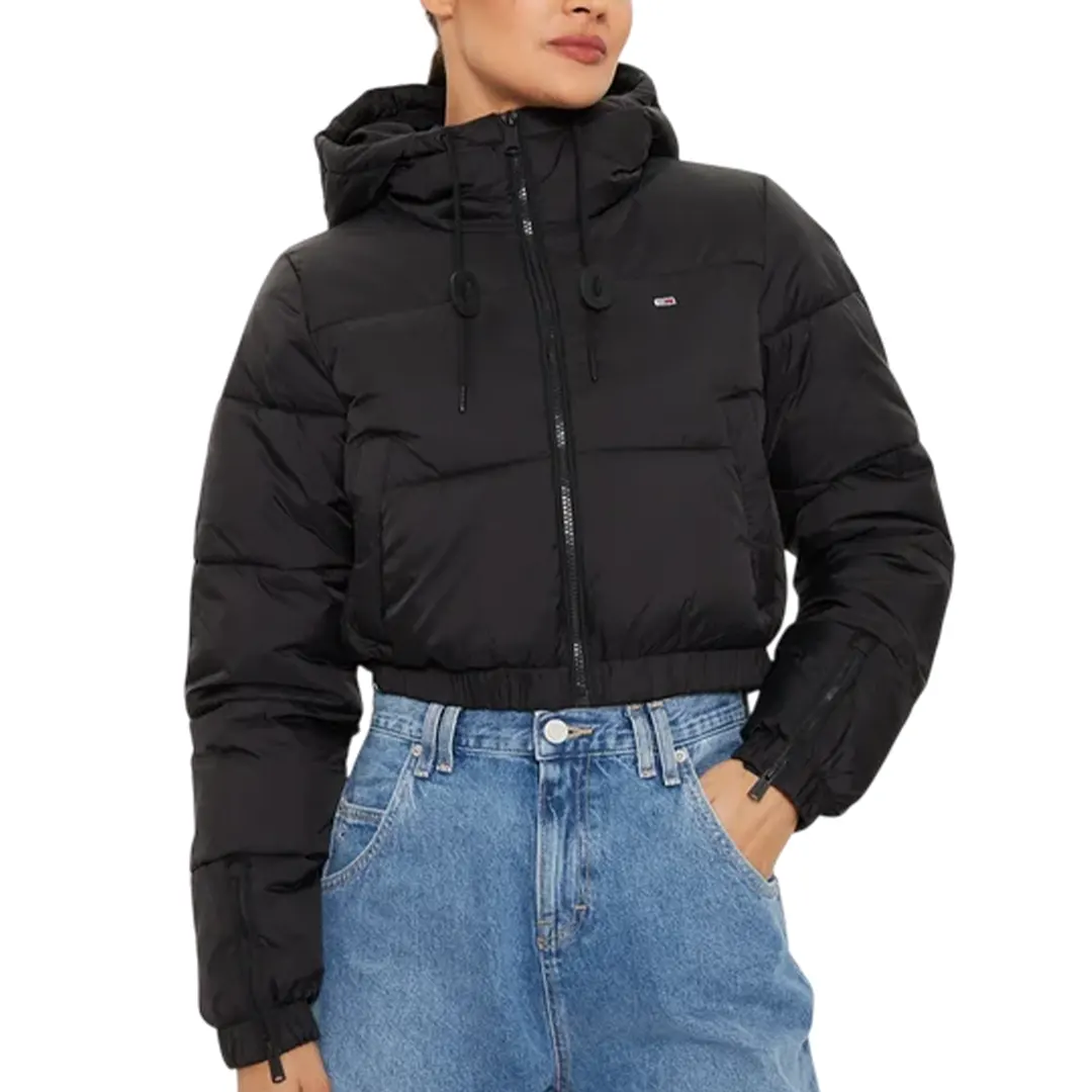 Giubbotto Cappuccio Donna - Nero - S