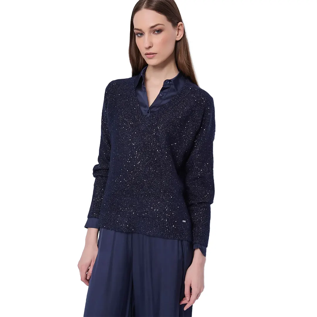 Maglia Scollo V Donna