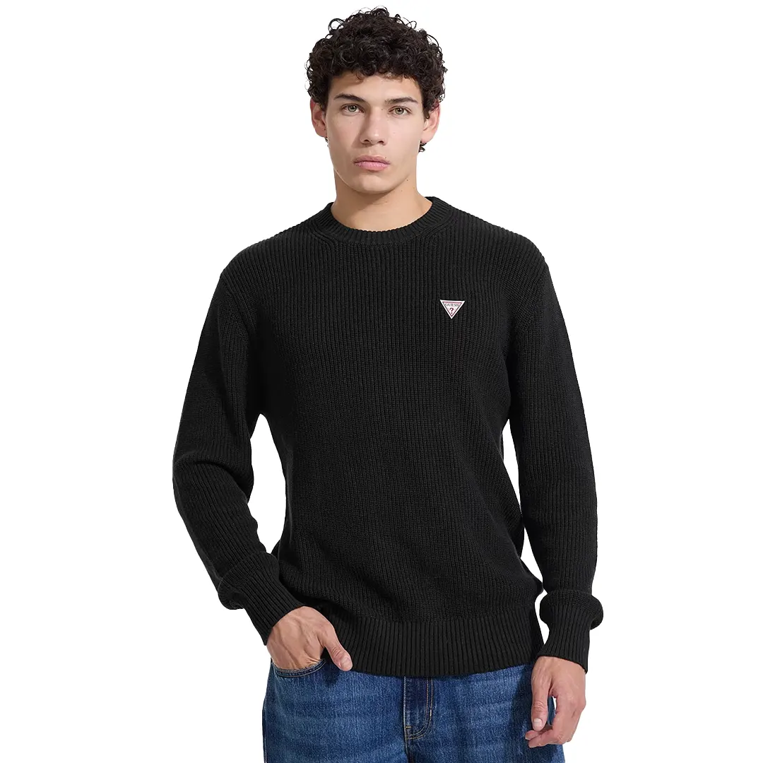 Maglione girocollo - Nero - M