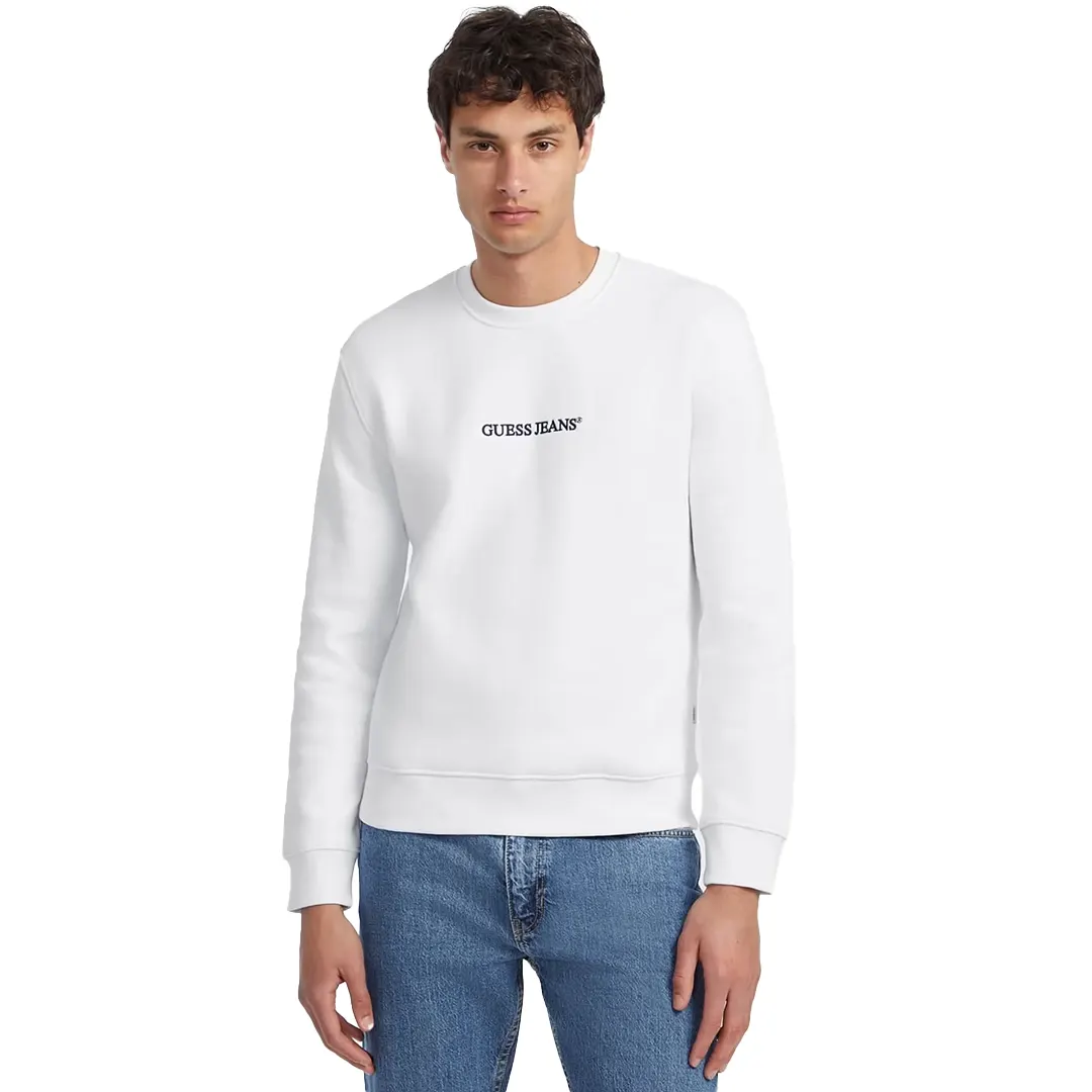 Felpa Girocollo - Bianco - XL