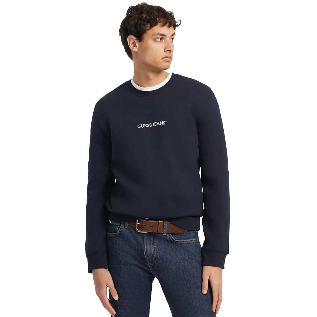 Felpa Girocollo - Navy - S