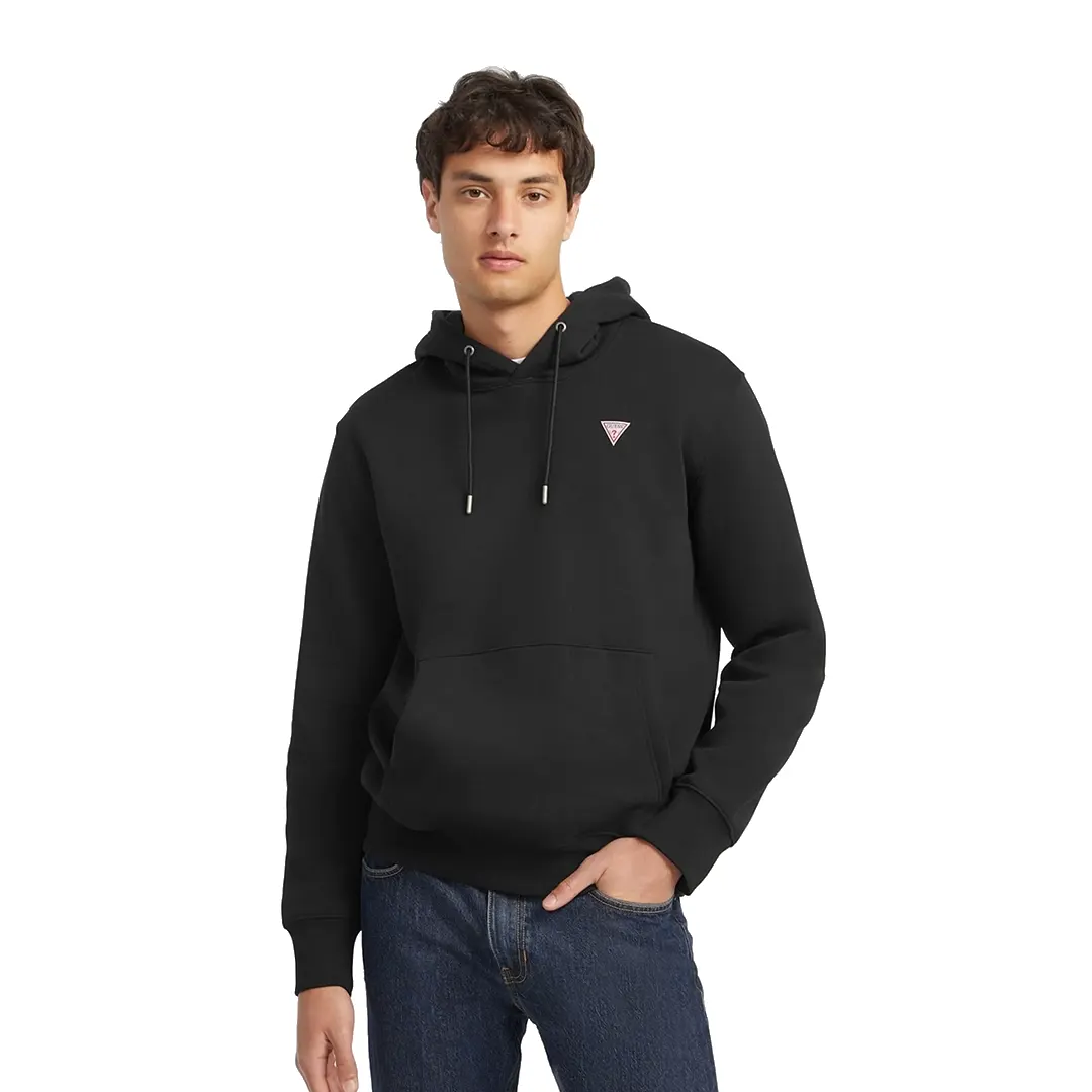 Felpa Felpata Cappuccio - Nero - S