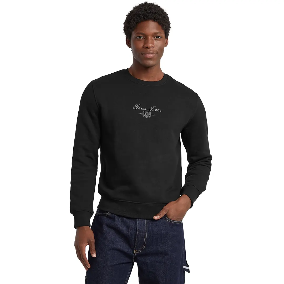 Felpa Felpata Girocollo - Nero - S