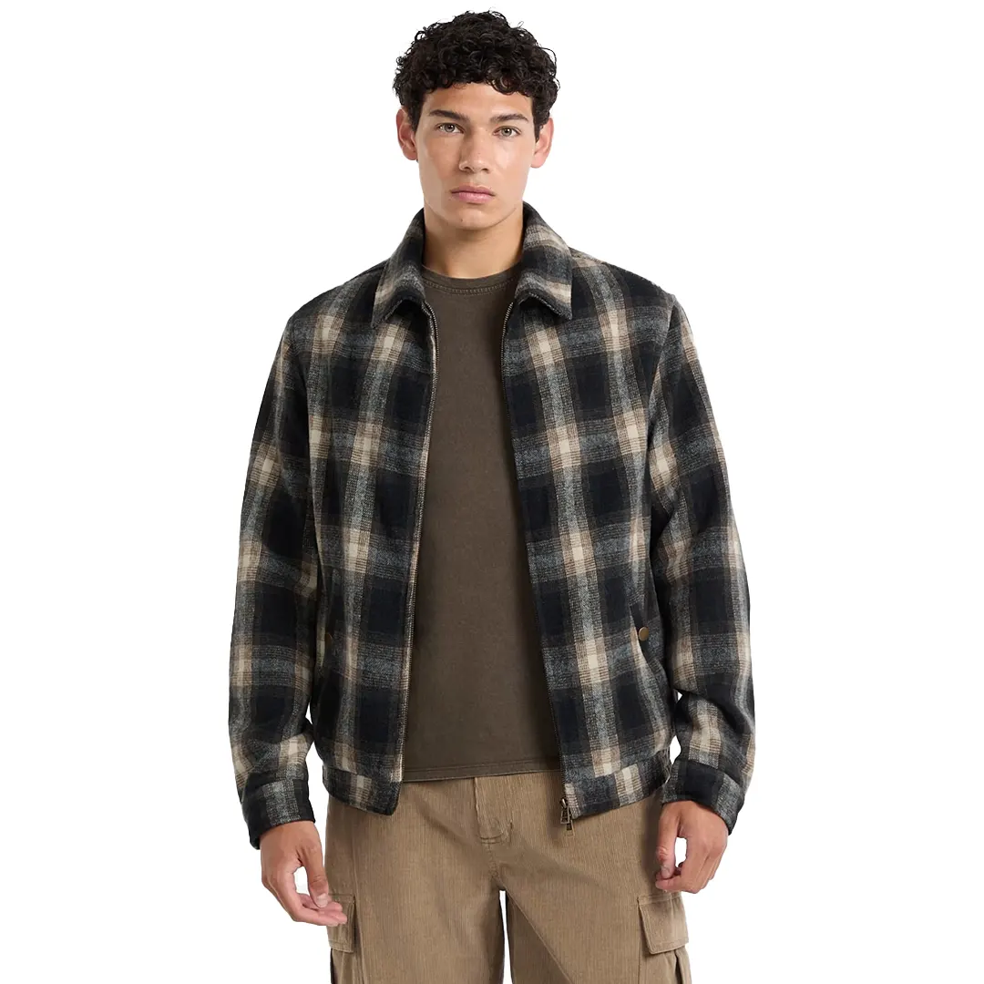 Giacca Misto Lana - Navy Marrone - S