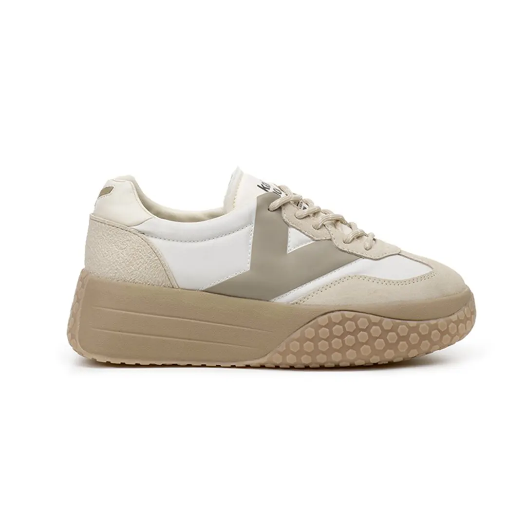 Scarpa Donna - Bianco Tortora - 37