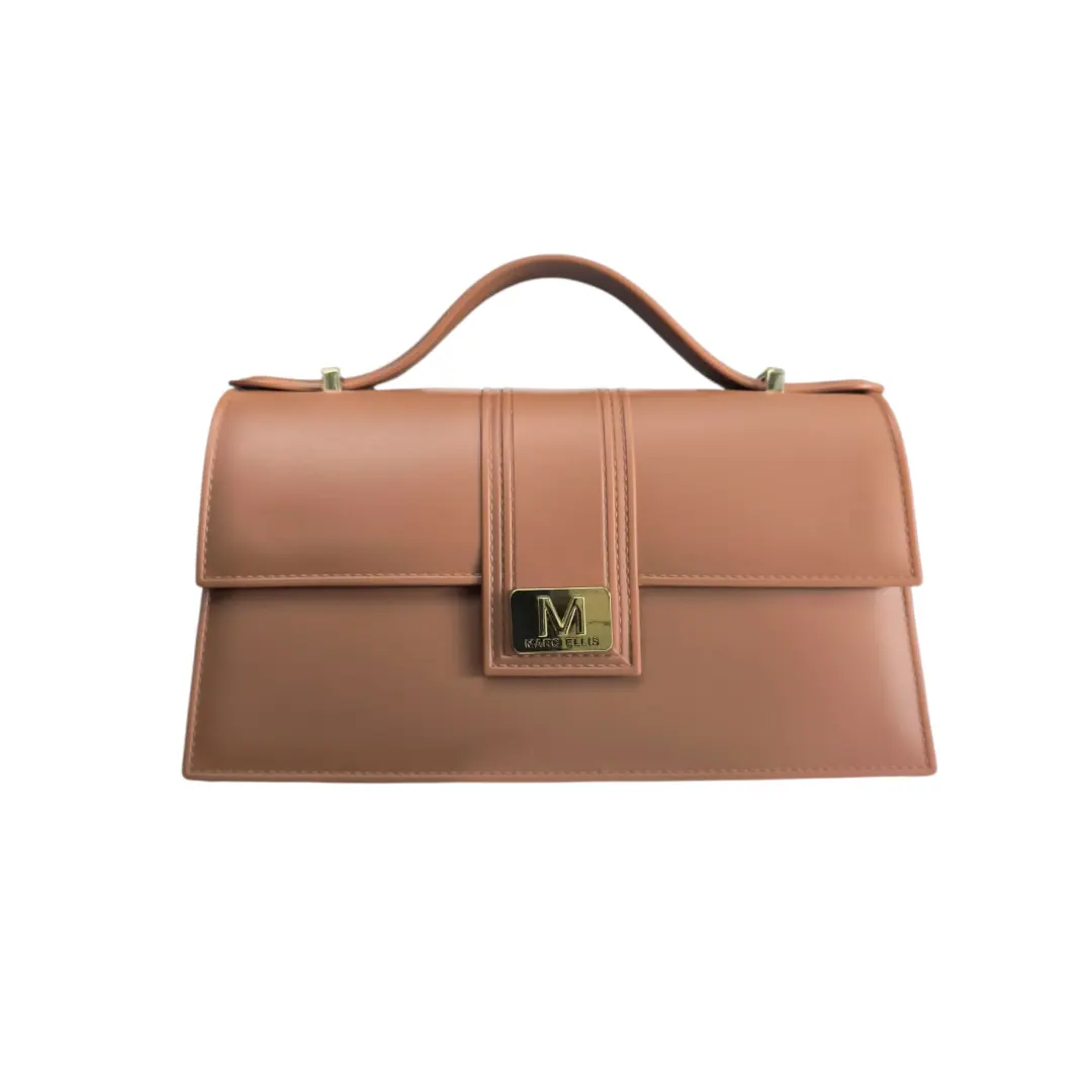 Borsa - Cuoio Scuro Oro