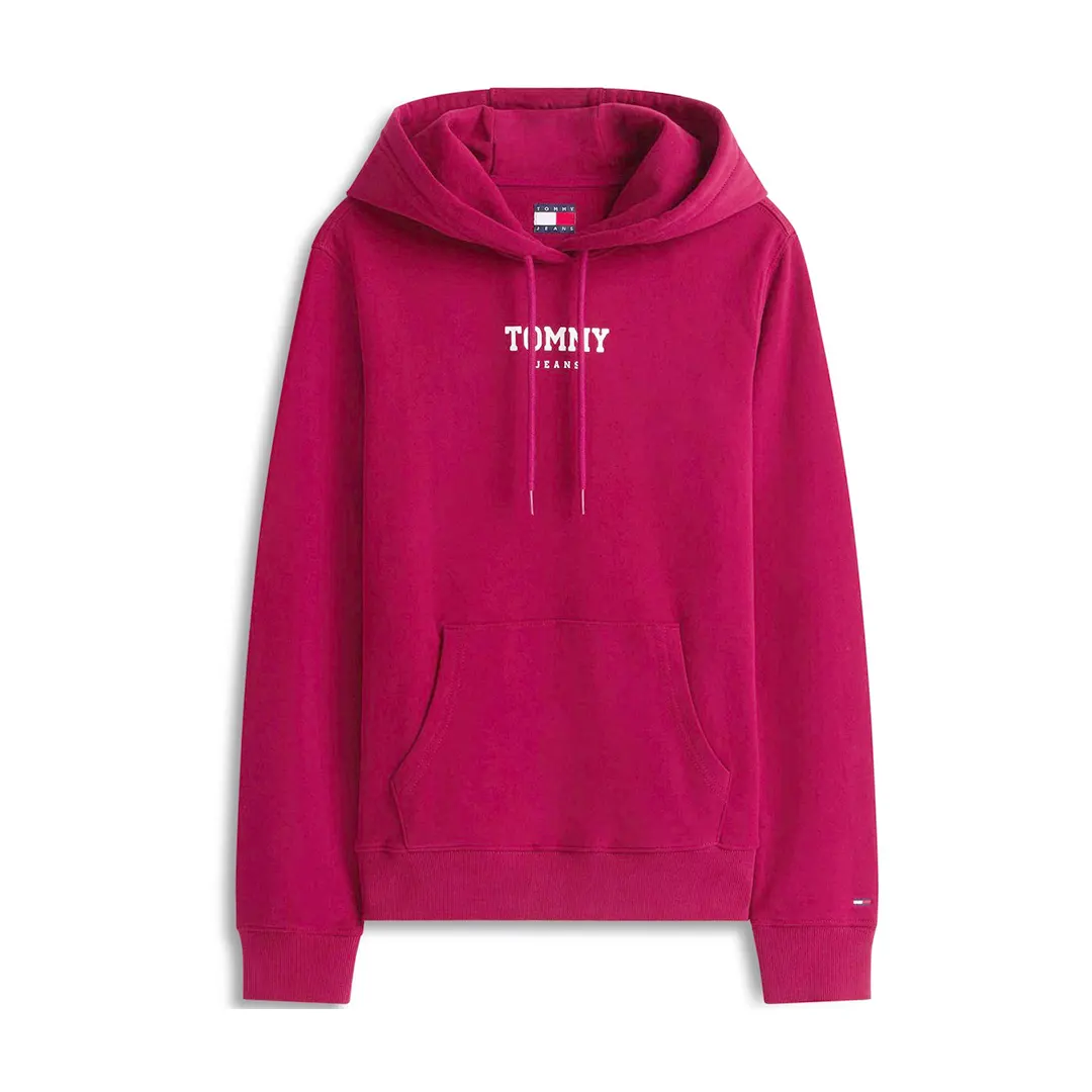 Felpa Cappuccio Garzata Donna - Ciliegia - XS