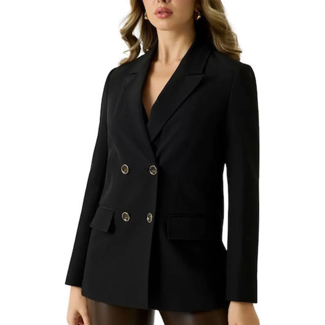 Giacca Doppiopetto Donna - Nero - XS