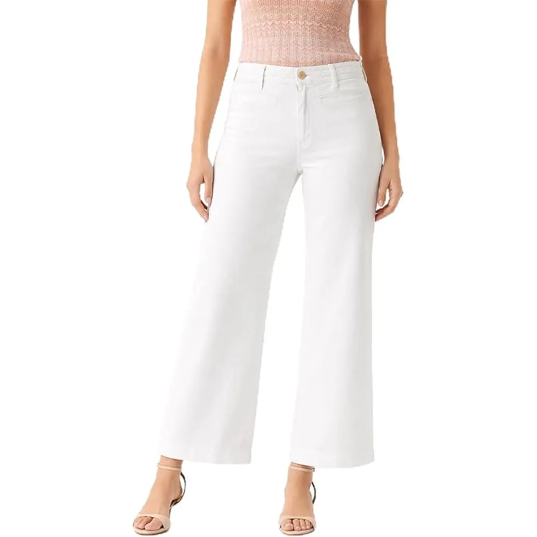 Pantalone Chino Gamba Larga Donna