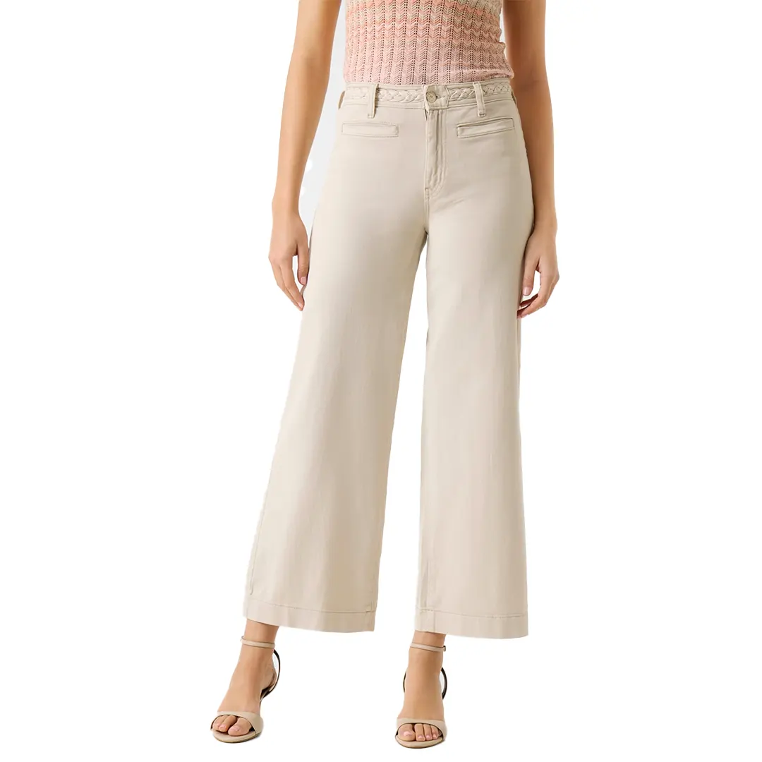 Pantalone Chino Gamba Larga Donna