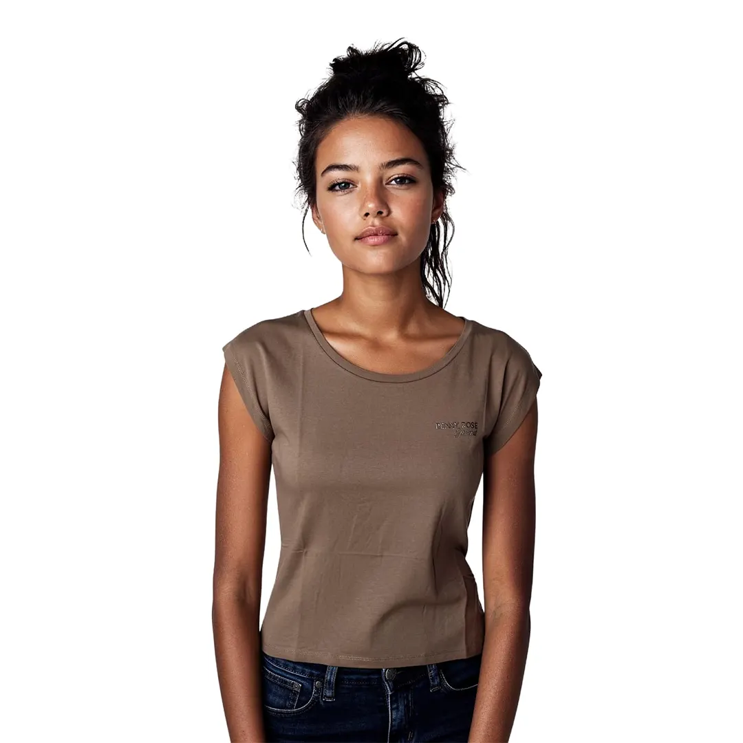 T-Shirt Donna - Tabacco - S