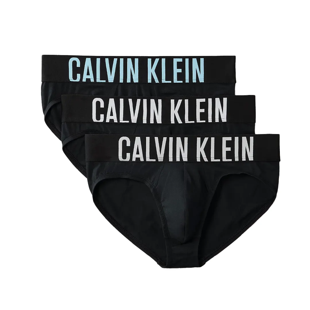 Set 3 Slip - Nero Grigio Bianco Azzurro - S