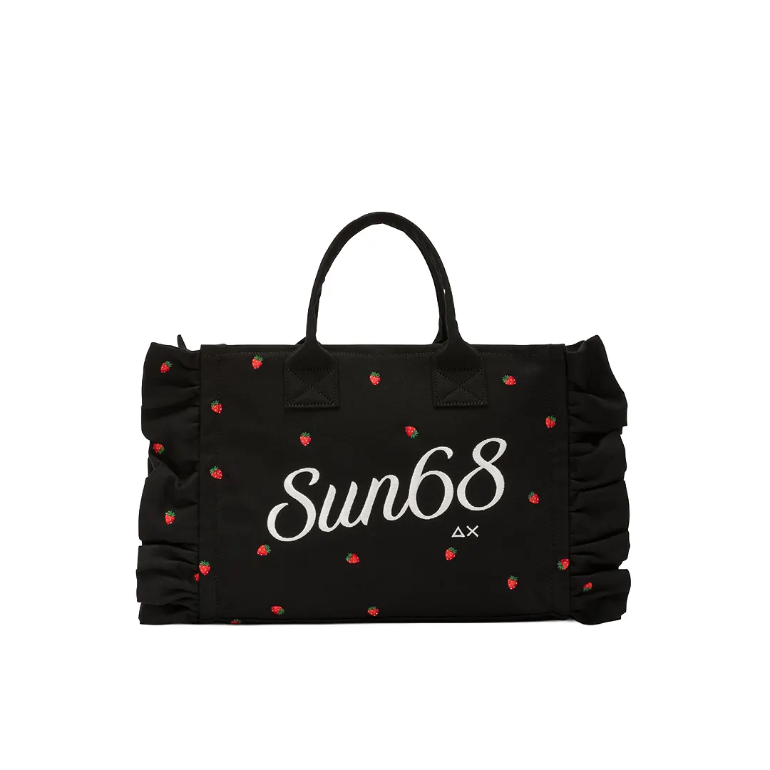 Borsa Shopper - Nero Bianco