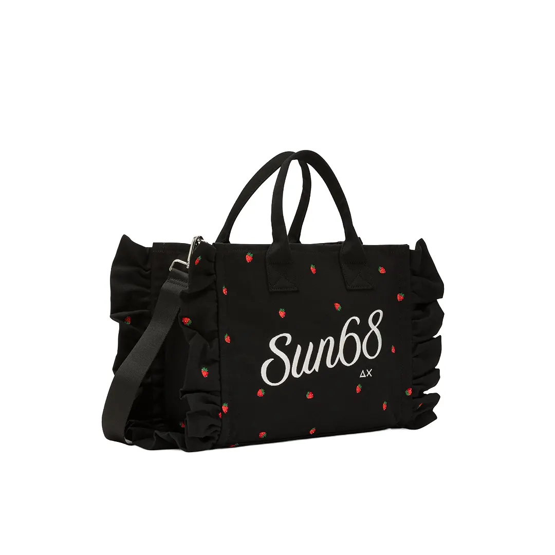 Borsa Shopper - Nero Bianco