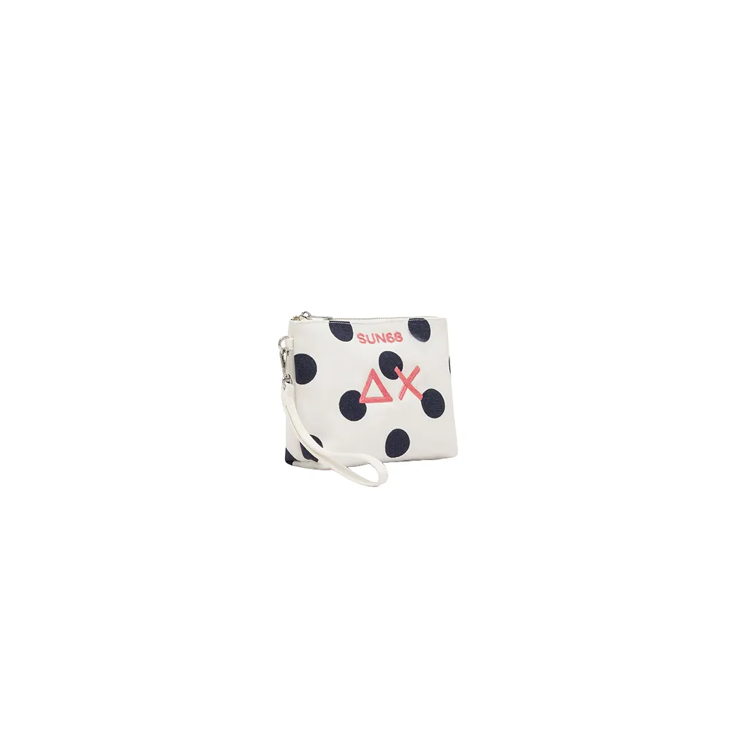 Mini Pochette - Bianco Navy