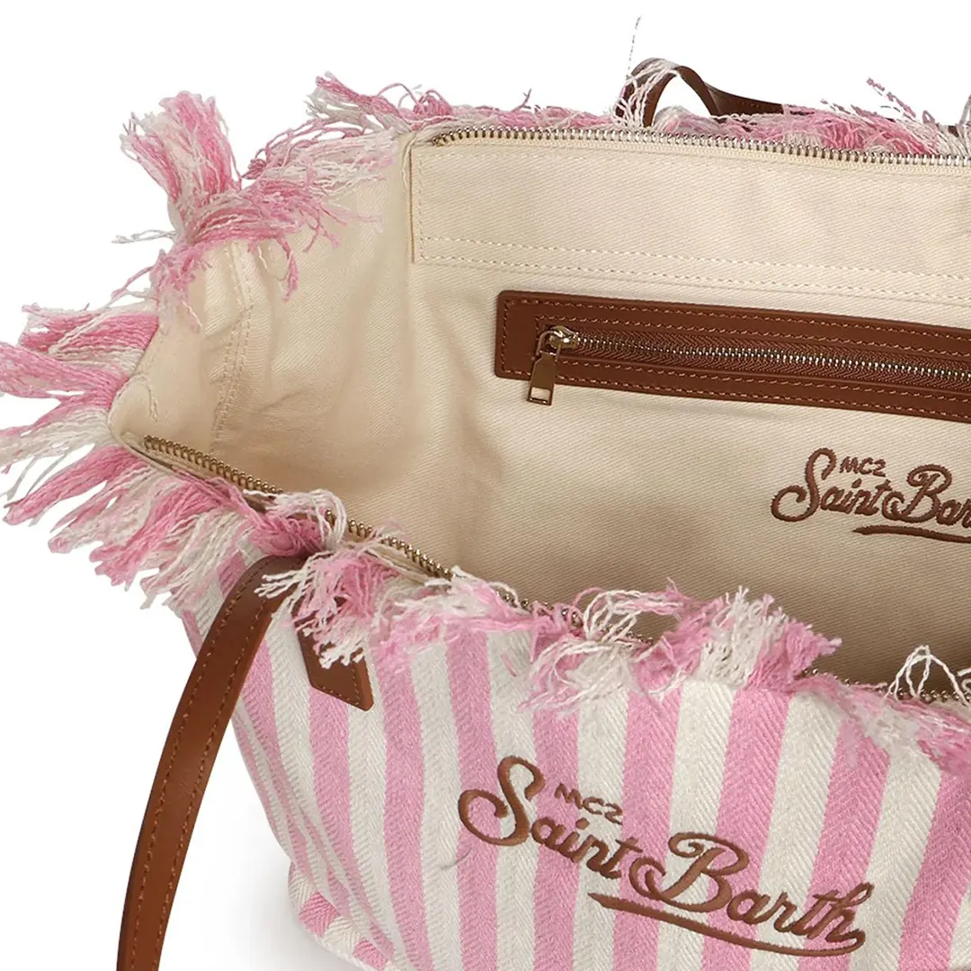 Borsa Spalla - Rosa Righe