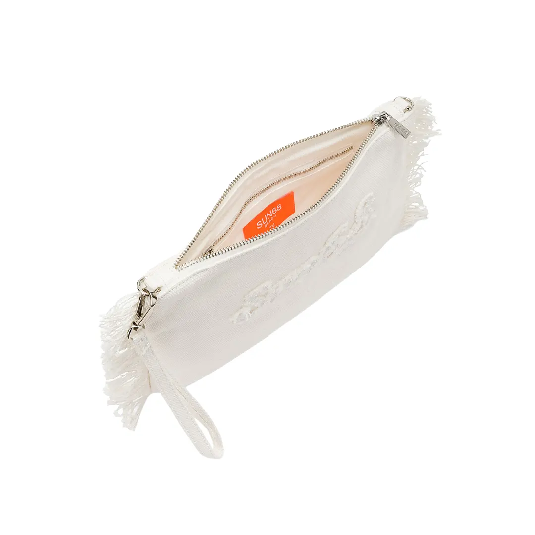 Pochette Tela - Bianco