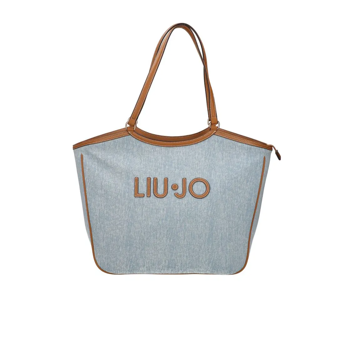 Borsa Grande Spalla - Denim Chiaro