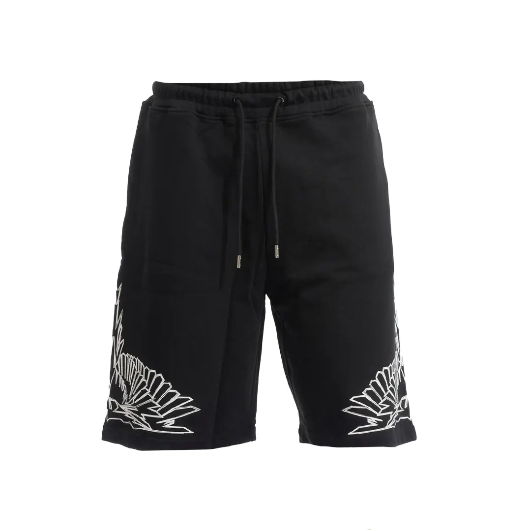 Bermuda Tuta - Nero Bianco - S