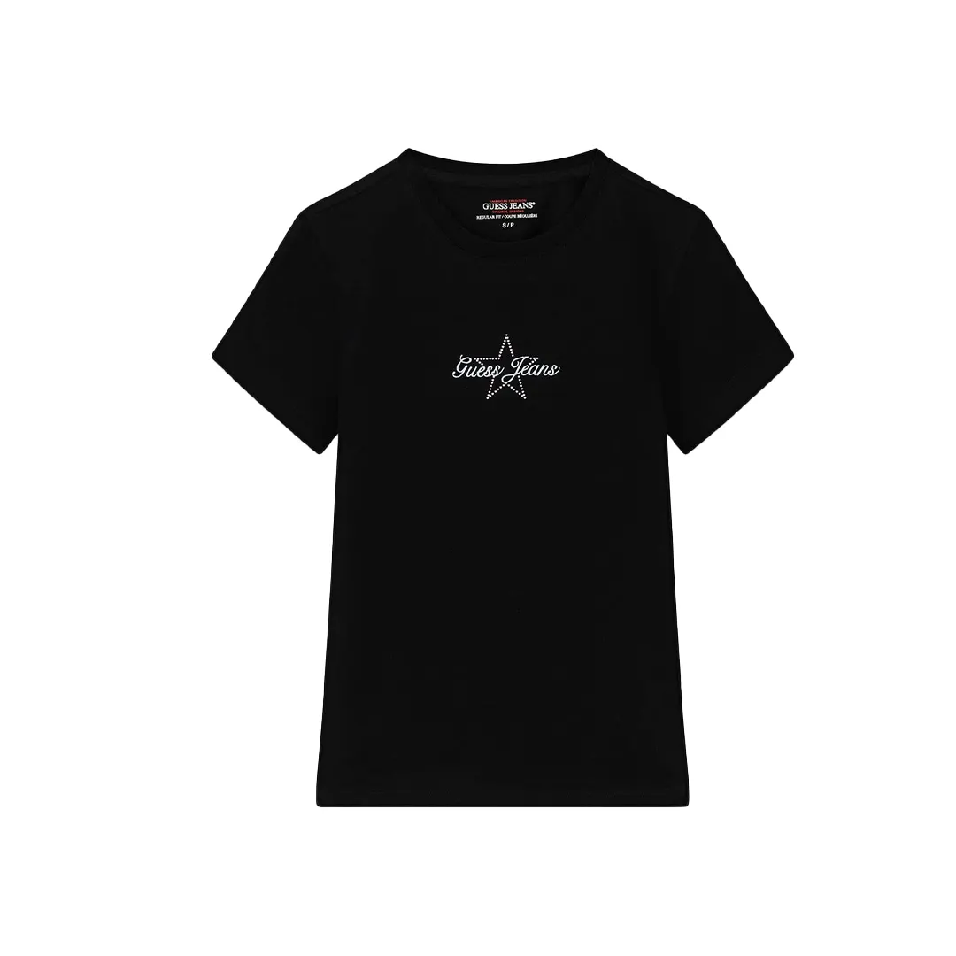 T-Shirt Con Strass Donna
