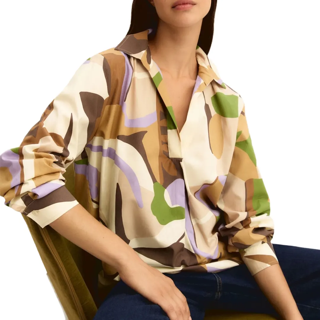 Camicia Donna - Beige Marrone - 44