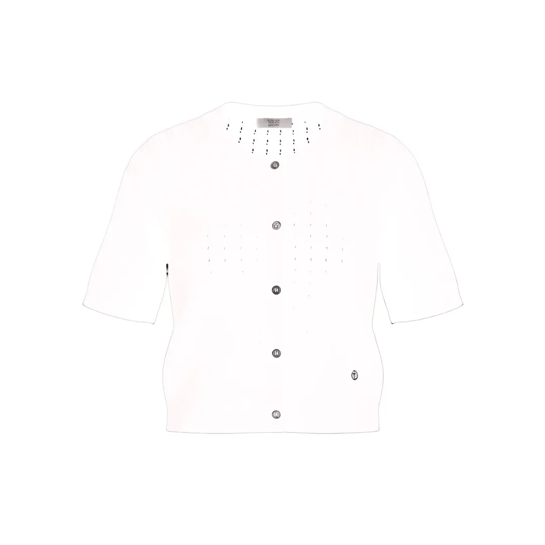 Cardigan Donna - Bianco - S