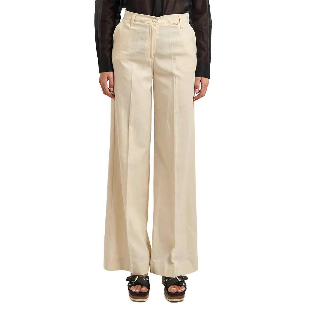 Pantalone Misto Lino Donna