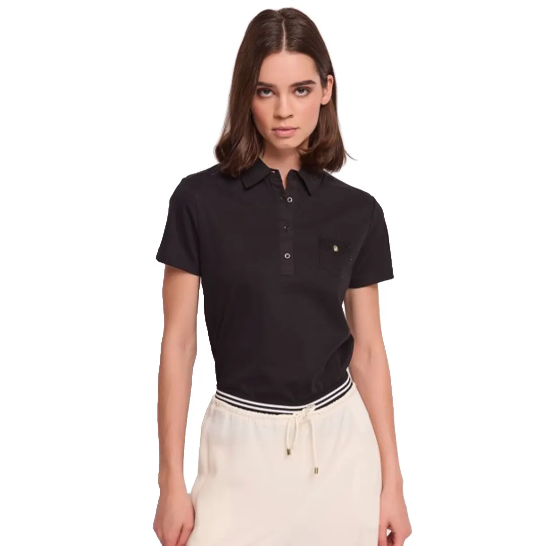 Polo Donna - Nero - S