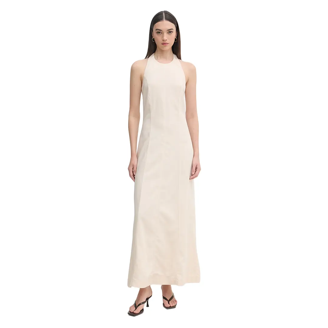 Abito Lungo Misto Lino Donna