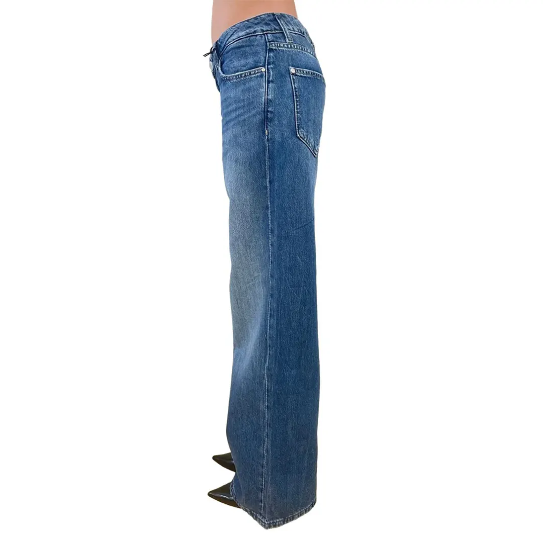 Jeans Donna Baggy Low Rise - Denim - 25/39