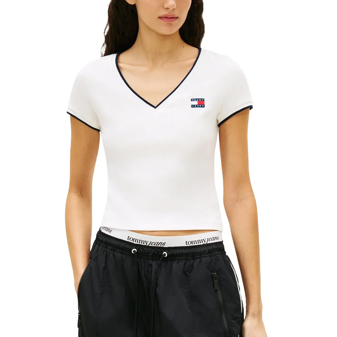 T-Shirt Scollo V Donna