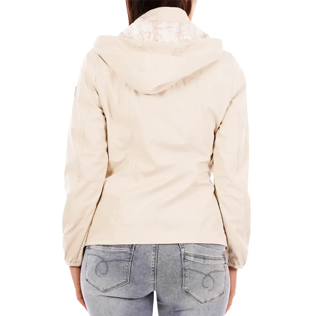 Giacca Cappuccio Donna - Beige Chiaro - XS