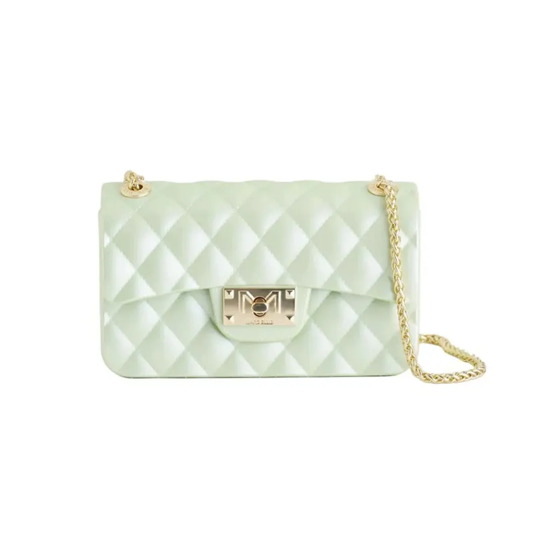 Borsa Micro - Soft Green Matt Gold