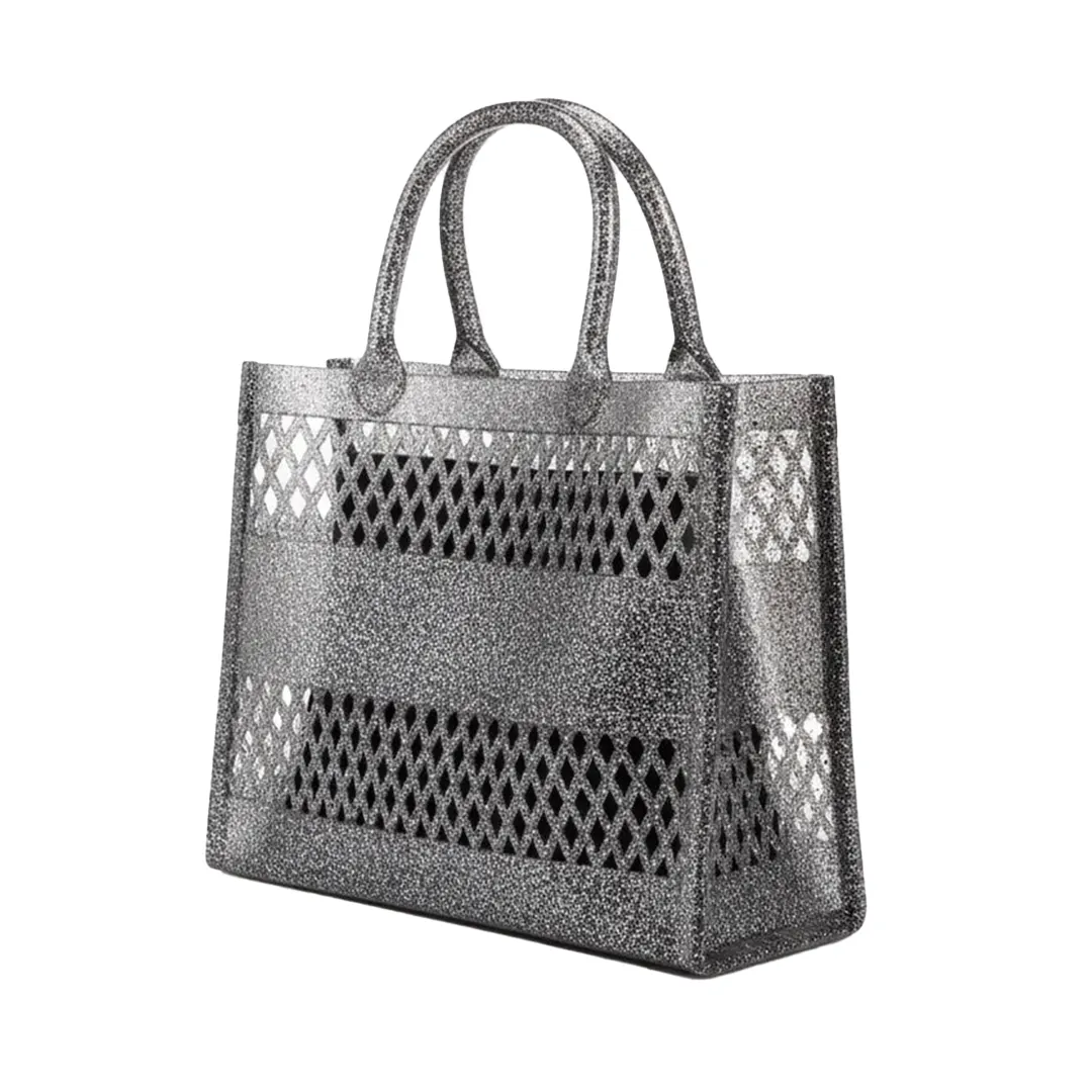 Borsa - Nero Glitter Argento