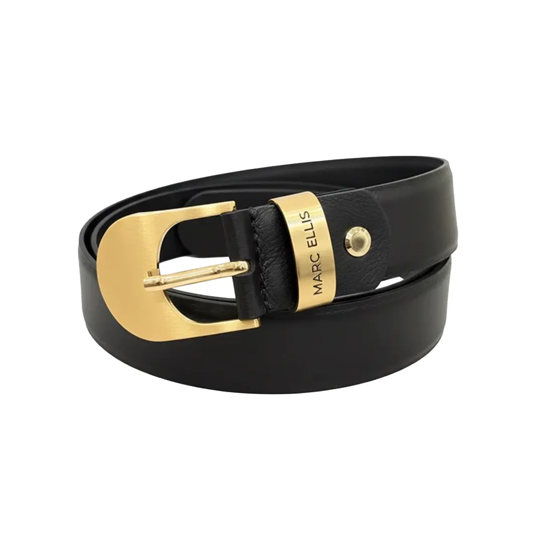 Cintura Donna - Nero Oro - 85cm