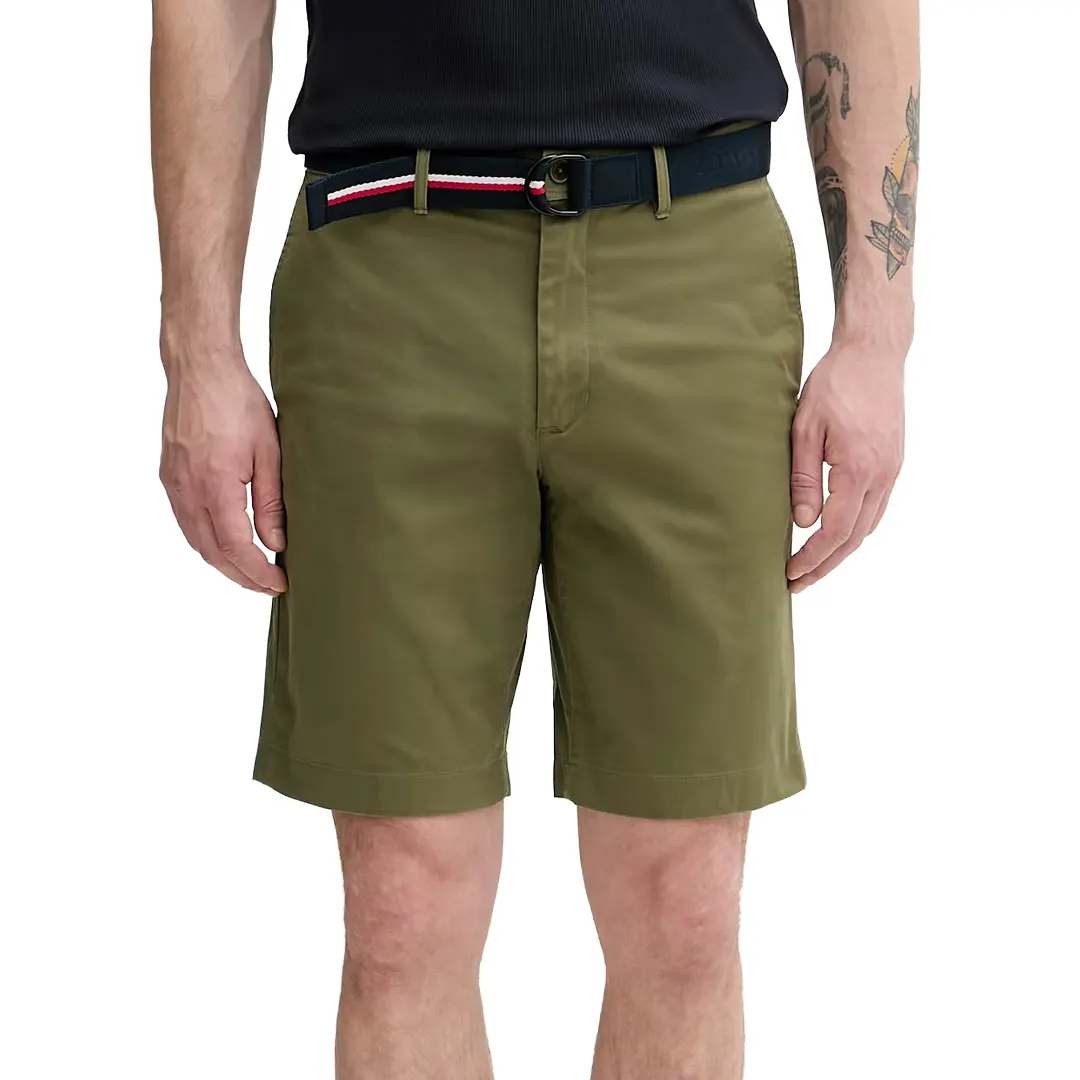 Bermuda Con Cintura - Verde Militare - 31/45