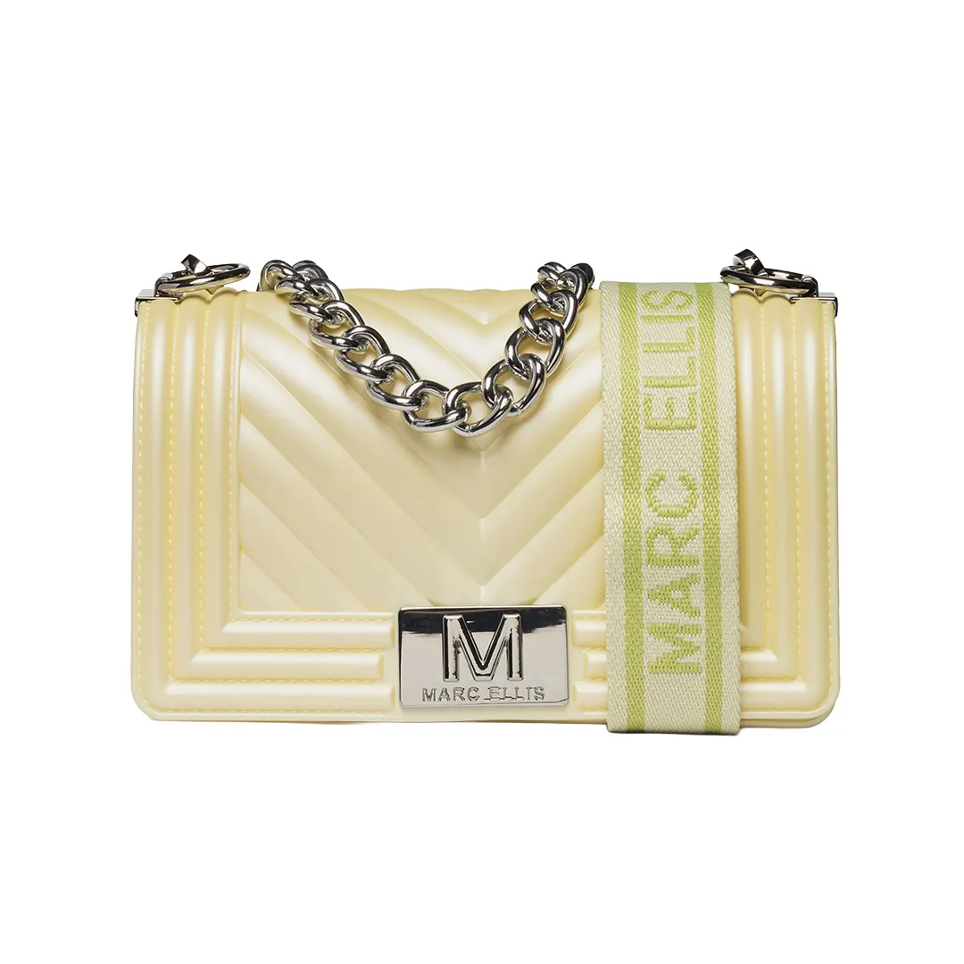Borsa Piccola - Wax Yellow Silver