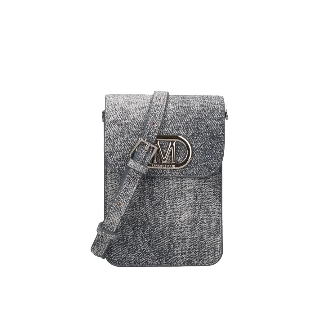 Mini Borsa A Spalla - Jeans Silver