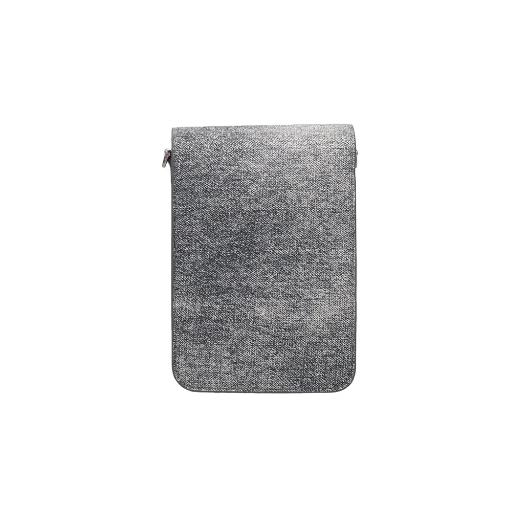 Mini Borsa A Spalla - Jeans Silver