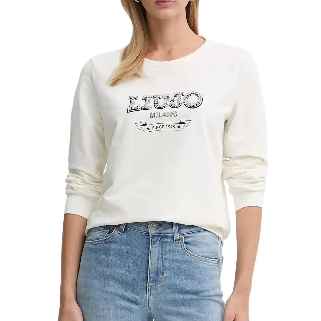 Felpa Leggera Donna - Bianco - XS