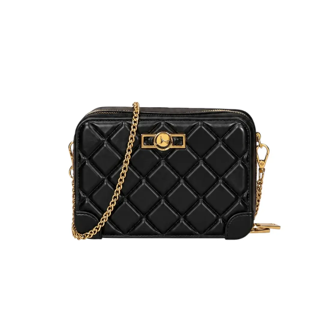 Borsa Tracolla Piccola - Nero Oro