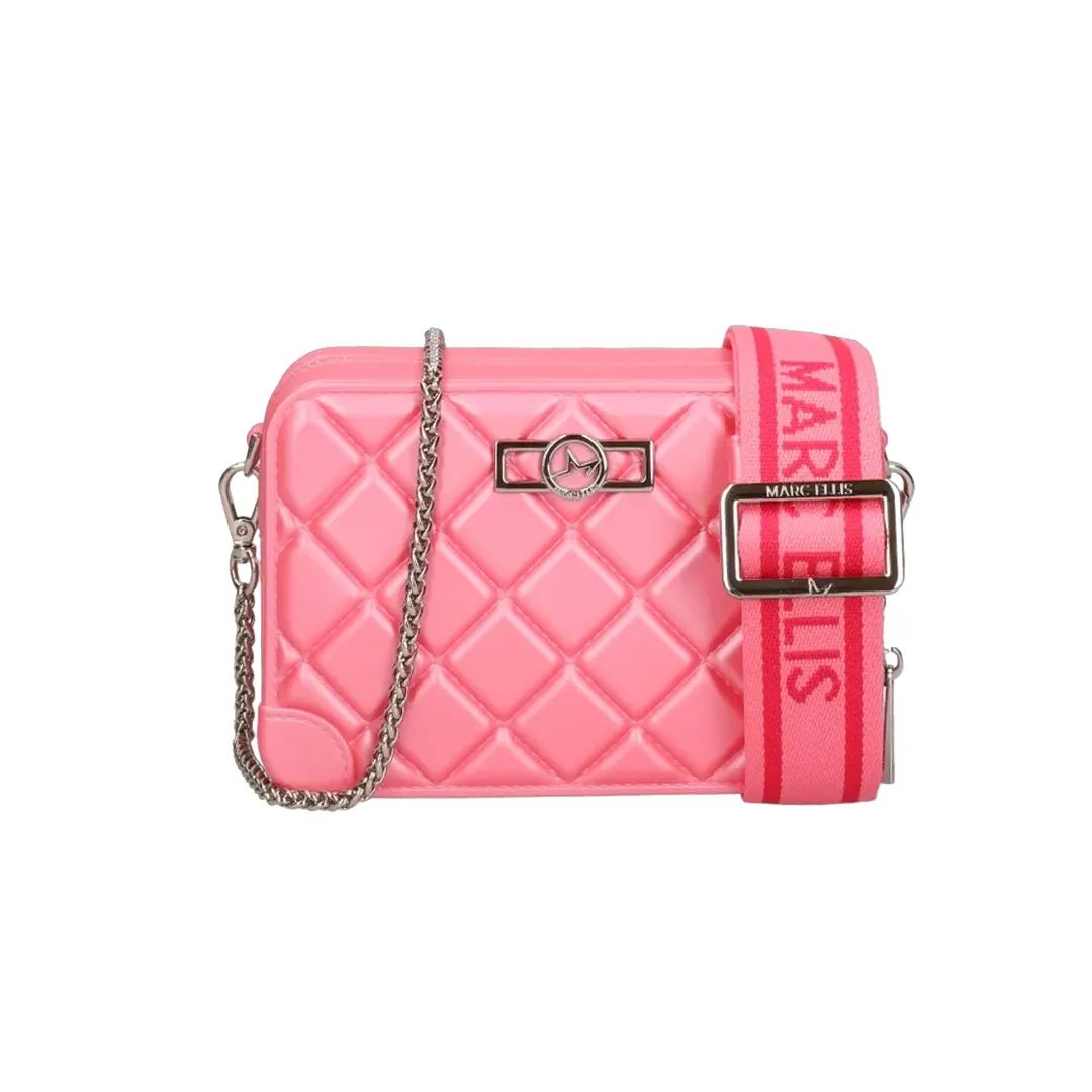 Borsa Tracolla Piccola - Pink Lemonade Silver