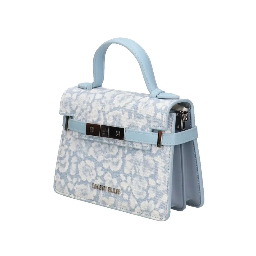 Borsa A Mano Piccola - Angel Blue Acciaio