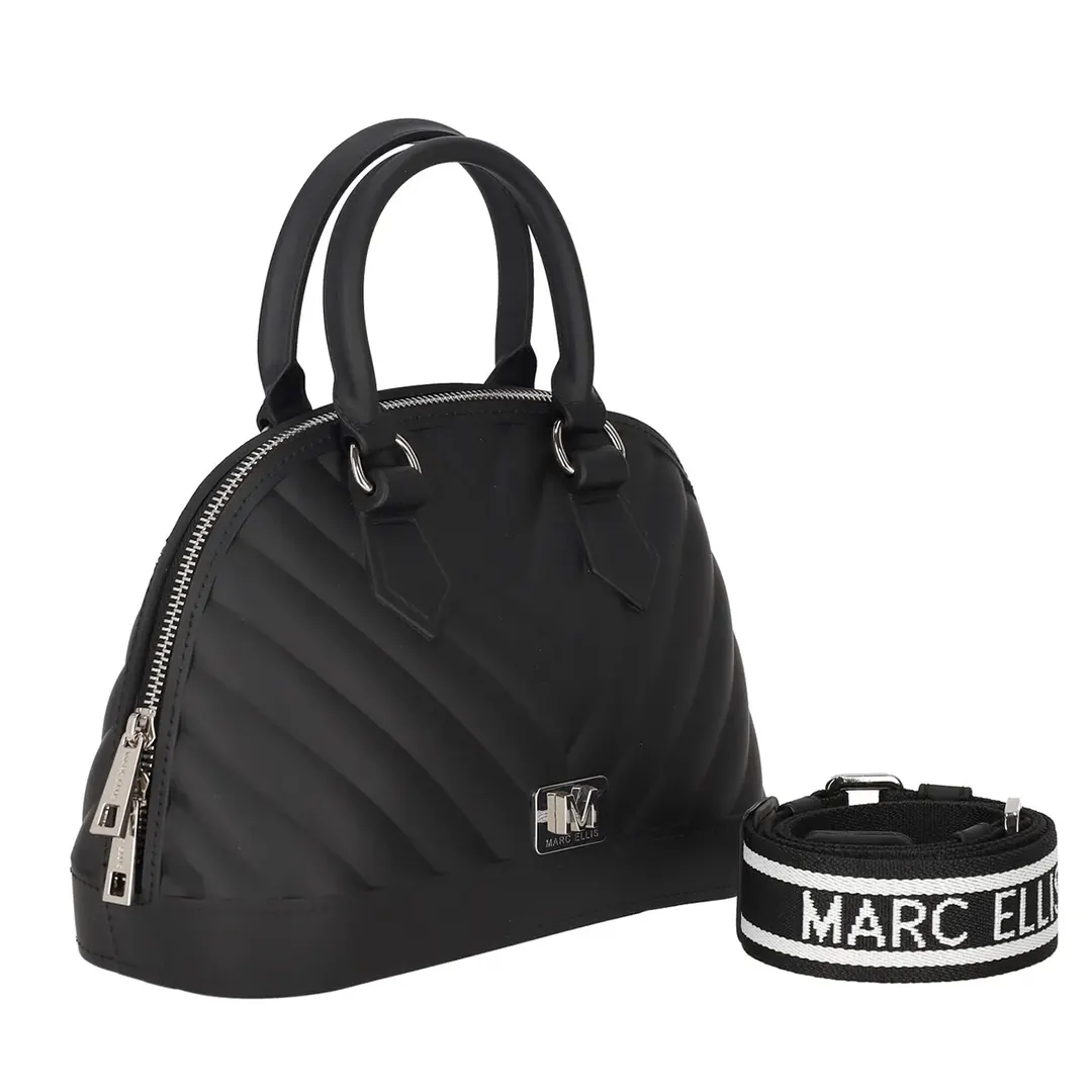Borsa A Spalla - Nero Argento