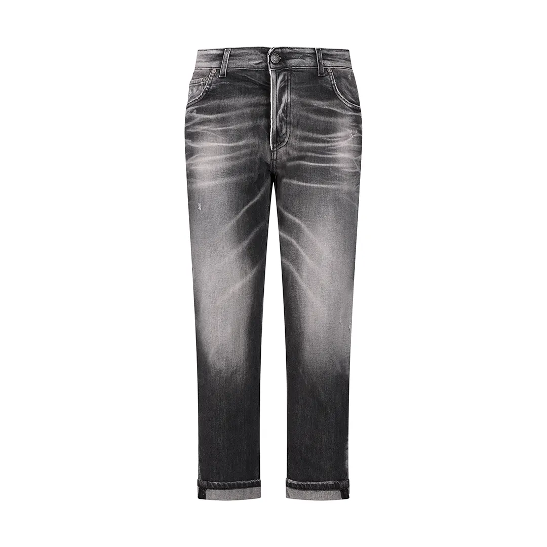 Jeans Carrot Fit - Grigio Scuro - 34/48